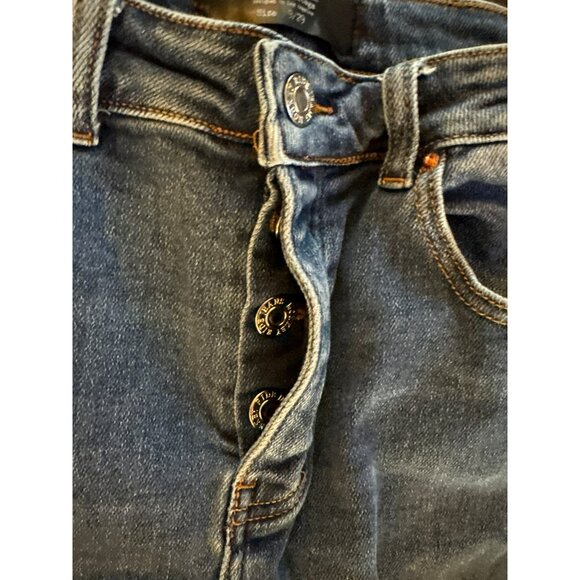 Monkey Ride Jeans Original Vintage Cropped Distressed Skinny Fit Size 9/29 - Picture 6 of 10